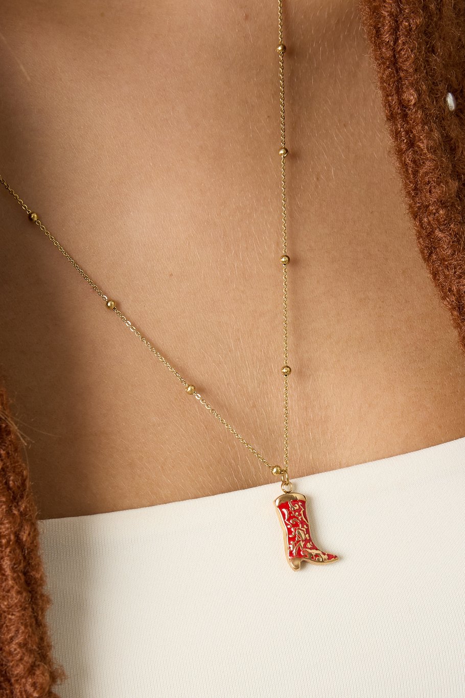 Pendant necklaces boots Casual Daily Simple Series Women's jewelry h5Picture3